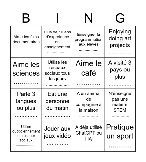 effective communication Bingo Card