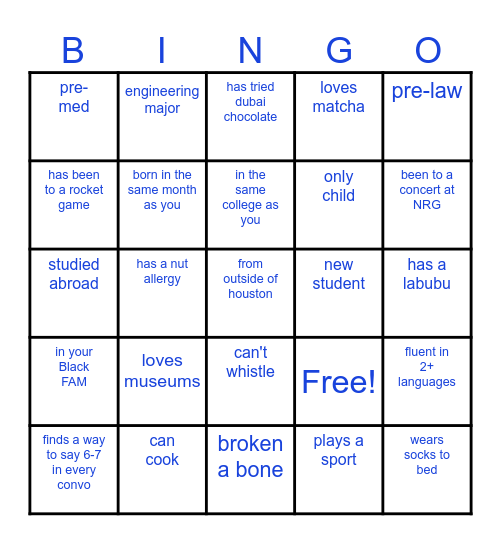 ABC BINGO Card