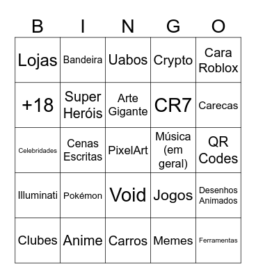 WPlace Bingo Card