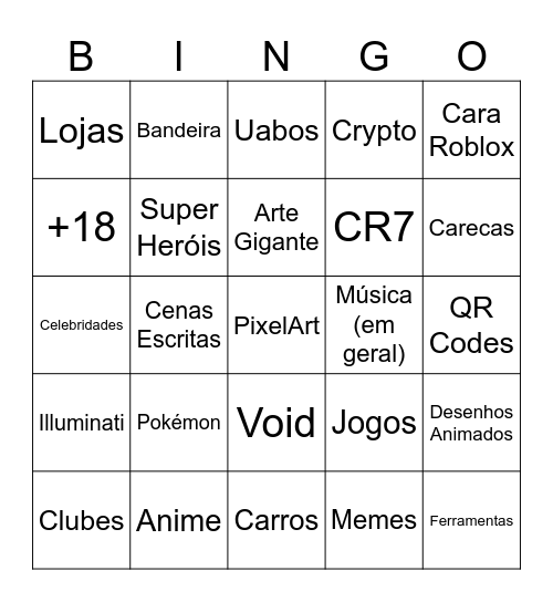 WPlace Bingo Card