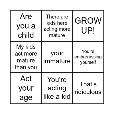 NGU Bingo Card