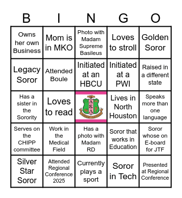 MKO Bingo Card