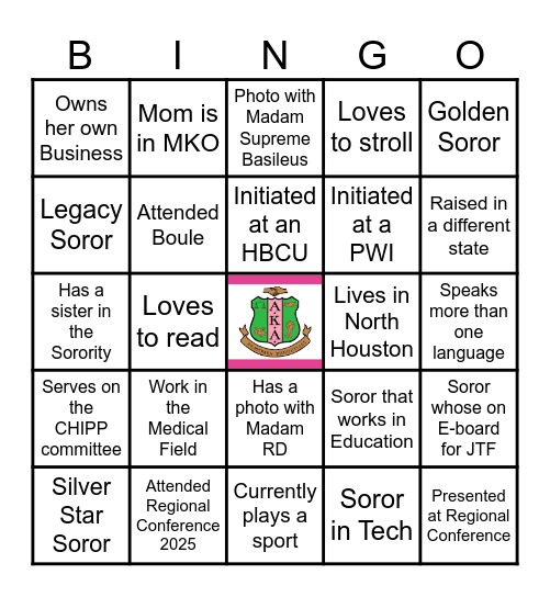 MKO Bingo Card