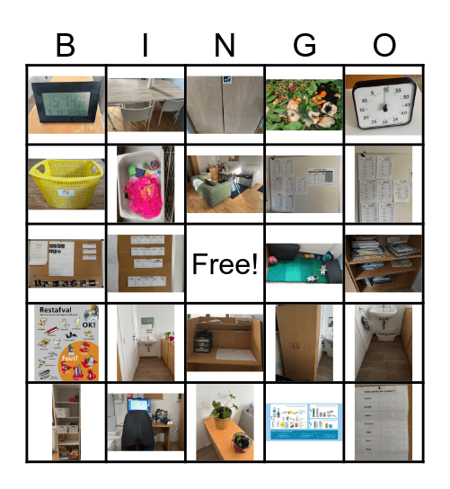 Zoekbingo leefgroep violet Bingo Card