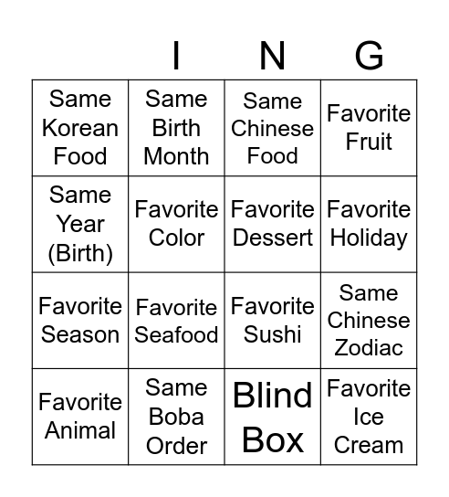 CSA Bingo Twins Bingo Card