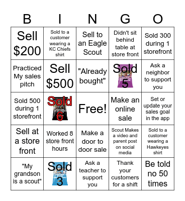 Popcorn Bingo 2025!!! Bingo Card