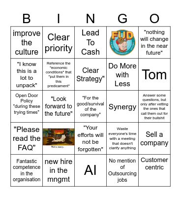 All Hands Meeting - 2 Bingo Card