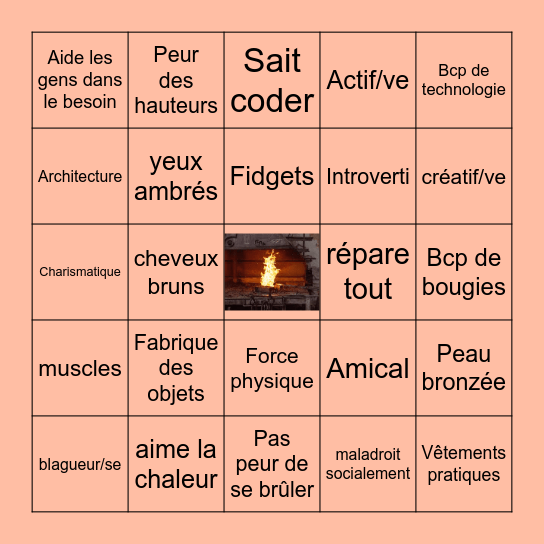 Cabine 9 : Héphaistos Bingo Card