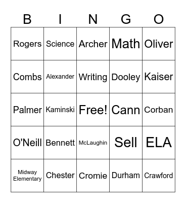 Brain Games Bingo Card