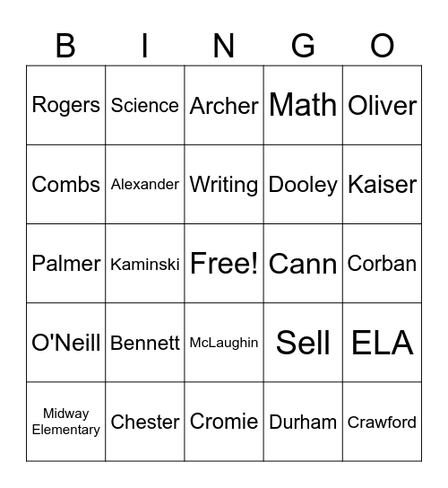 Brain Games Bingo Card