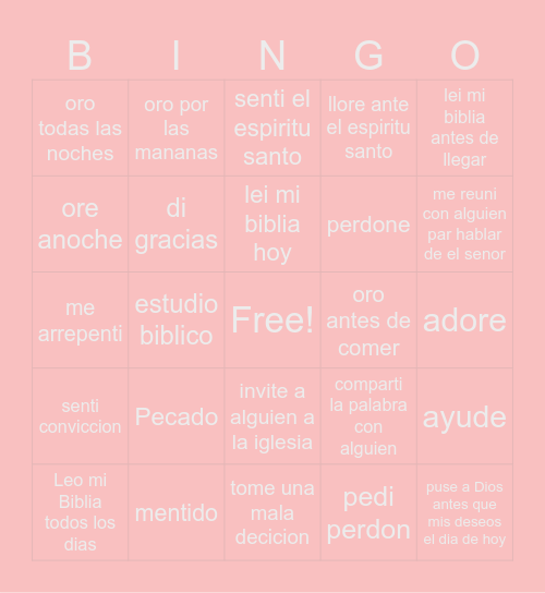 Cristiano Bingo Card