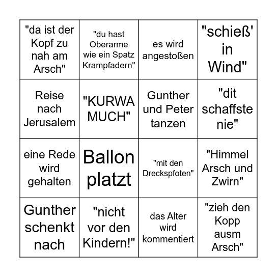 RENTNERBINGO Card