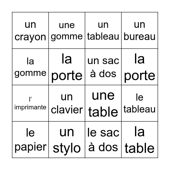 NGMS 6th Classroom (9.3.25) Bingo Card