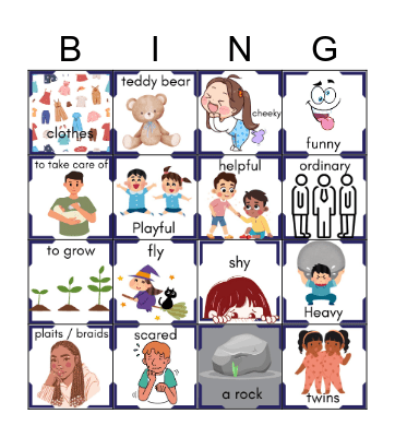 Miss Peregrine Bingo Card
