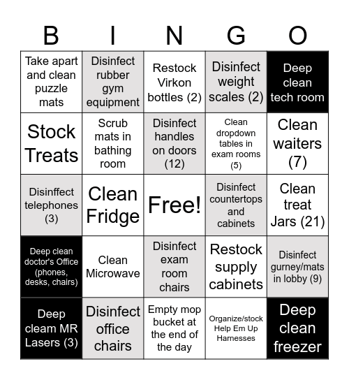 Tech task BINGO (Complete the Board) Bingo Card