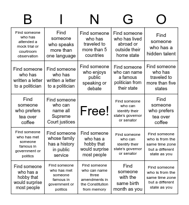 KAPi Bingo Card