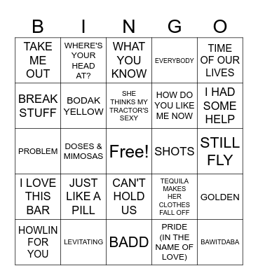 9/4- ROUND TWO Bingo Card