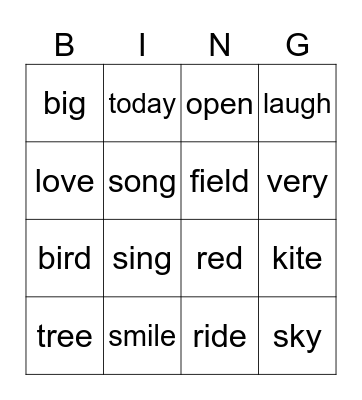 Lesson 1-2 Review Bingo Card