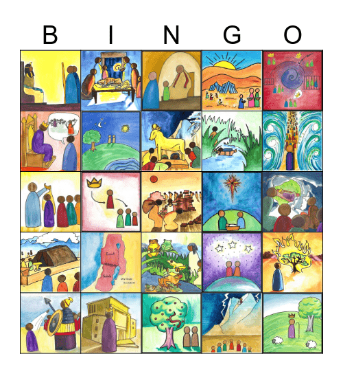 God's Big Story Bingo Card