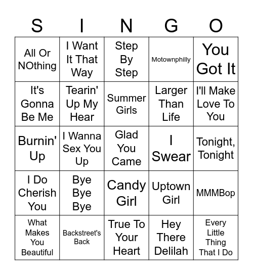 Boy Band Singo Bingo Card boy-band-singo-bingo-card