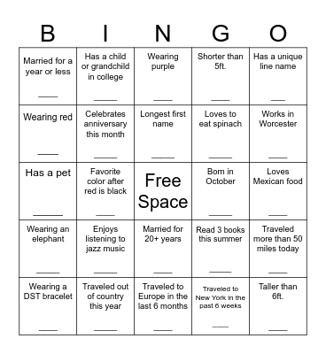 WHO ARE YOUR SORORS? Bingo Card