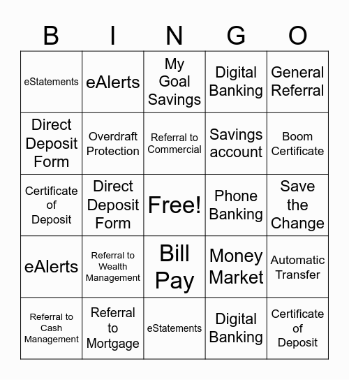Q4 ACS Bingo Card
