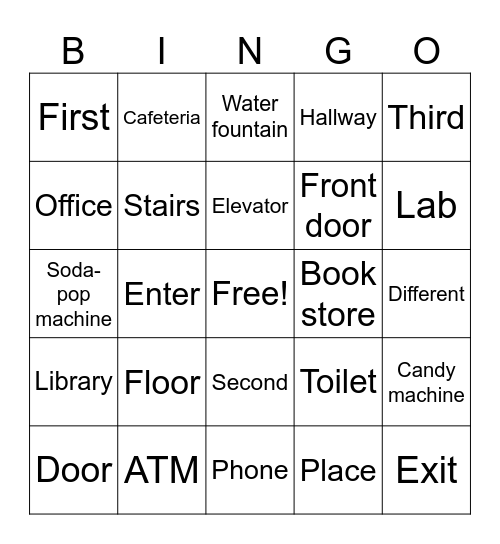 Unit 3 Bingo Card