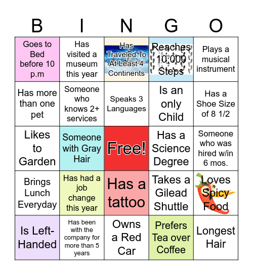 ULS BINGO Card