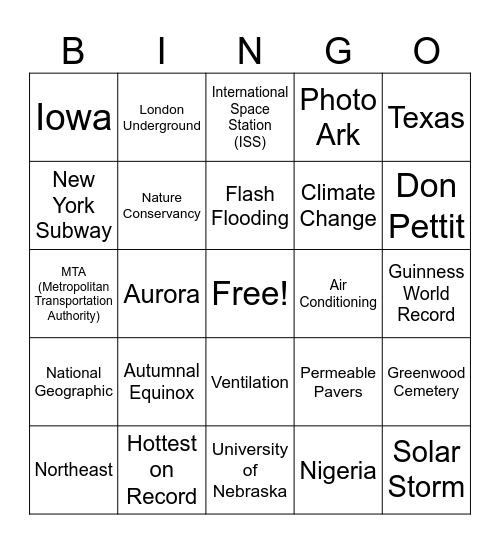 CNN 10 9/4/25 Bingo Card