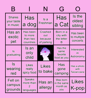 WiP Icebreaker Bingo: Find Someone Who Bingo Card