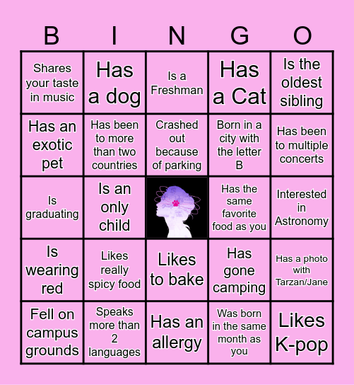 WiP Icebreaker Bingo: Find Someone Who Bingo Card