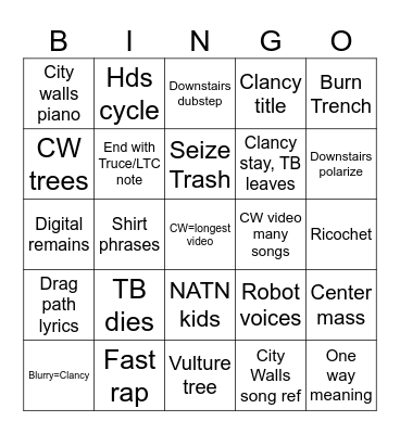 Getting to Know You Bingo Card