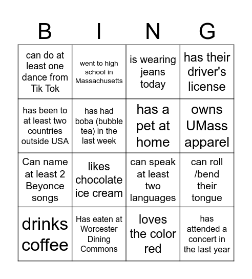 Using Black Feminist Writing Bingo Card
