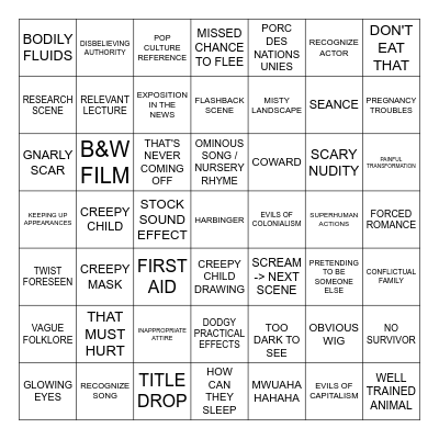 THIRD TIME'S THE CHARM Bingo Card