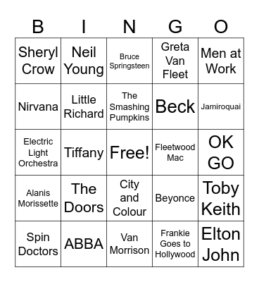 Bingo Game 2 Bingo Card