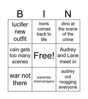 HSU ENDGAME (September Update) Bingo Card