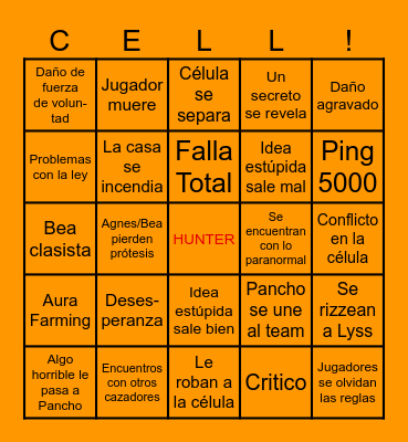Hunter: The Reckoning! Bingo Card