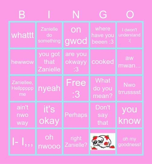 Wes Bingo Card