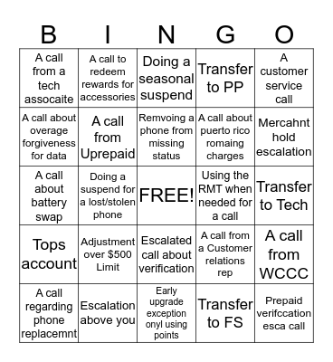 May Fun Bingo Card