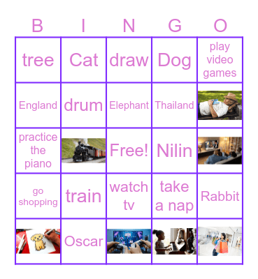 LG3 5.4 Dr,Tr Phonics Bingo Card