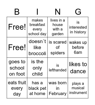 Find Someone Who... Bingo Card