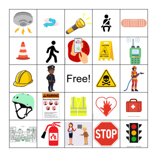 Safety Bingo Card