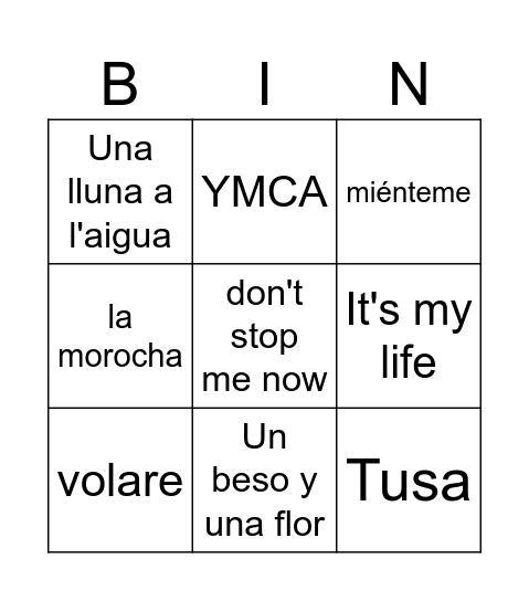 ROURE Bingo Card