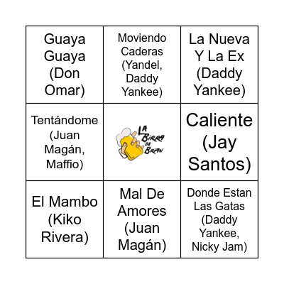 Bingo summer 2025 Bingo Card