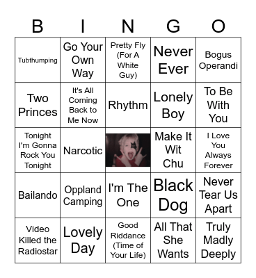 Noppers 30 år!! Bingo Card