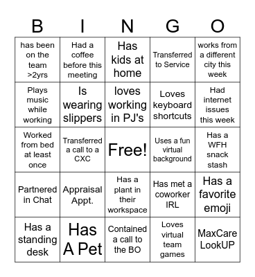 POD BINGO!!!! Bingo Card