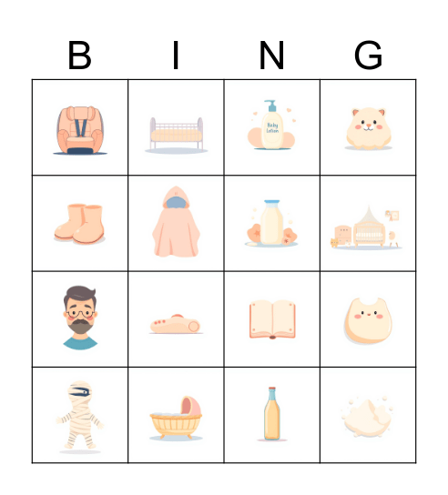 Baby Bingo Card