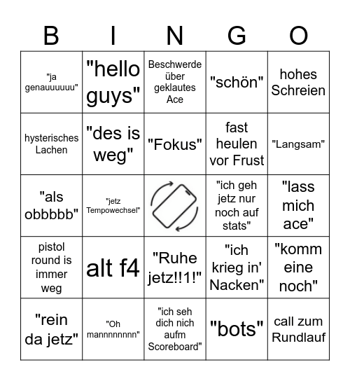 Romans CS Bingo Card