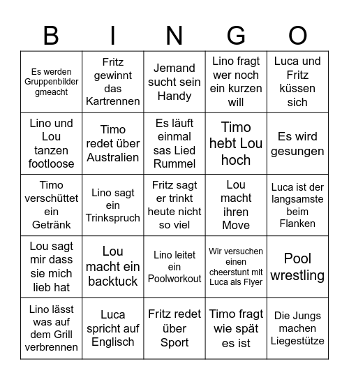 Magnifest Bingo Card