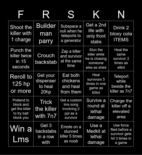 Hi Bingo Card